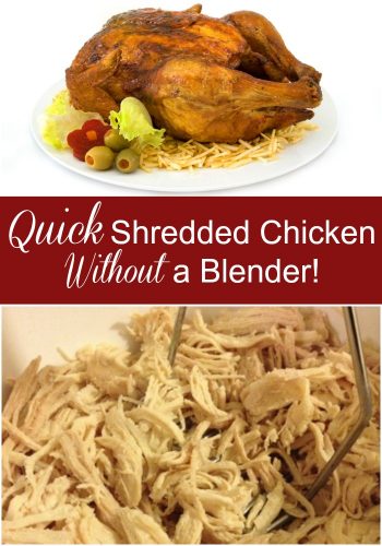 Easy and Quick Way to Shred Chicken in 30 Seconds Without a Blender!